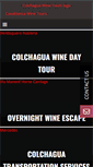 Mobile Screenshot of colchaguawinetours.com
